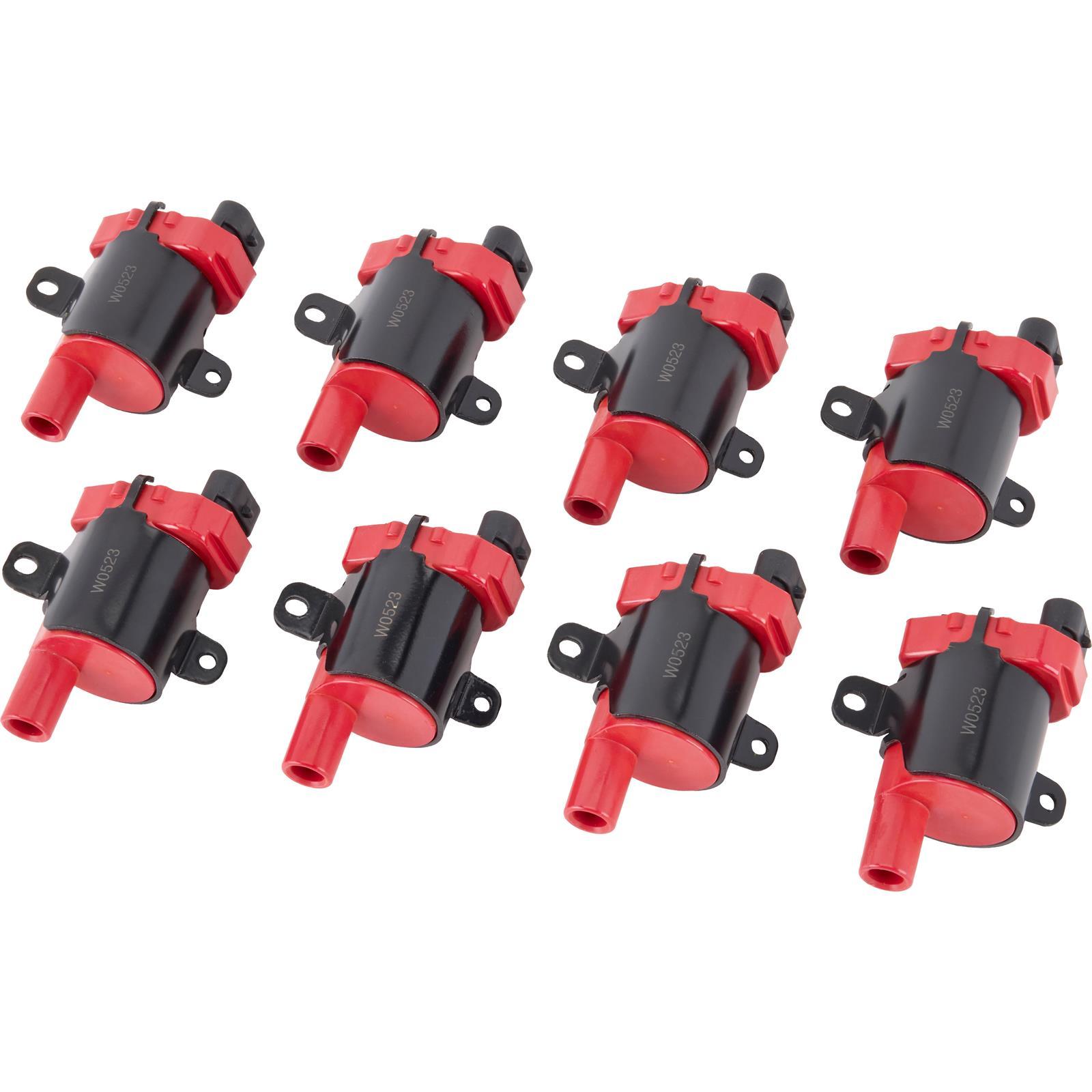 Speedway Motors 1999-07 GM LS Ignition Coil Set, Red