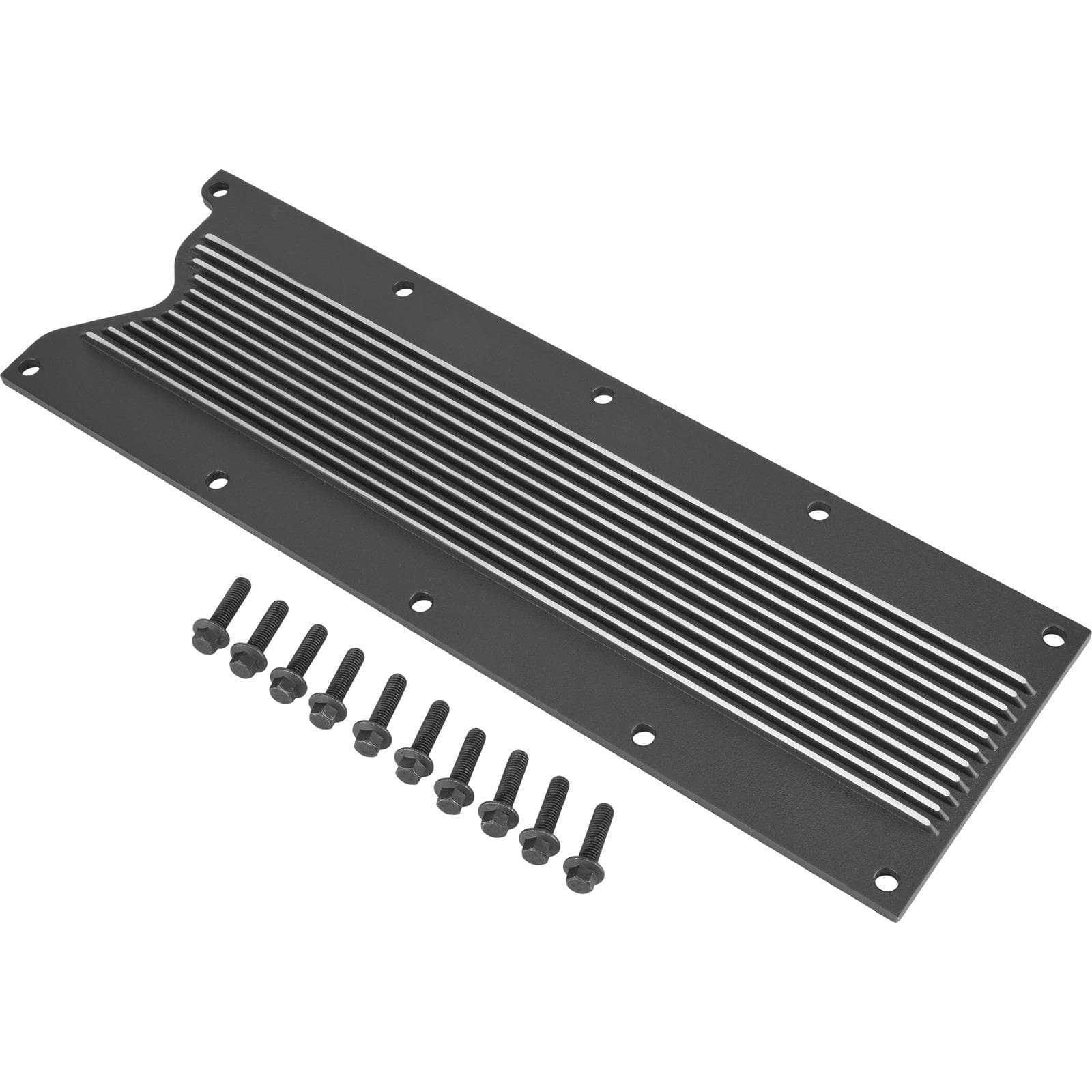 LS1/LS6 Finned Lightweight Aluminum Engine Valley Cover, Black