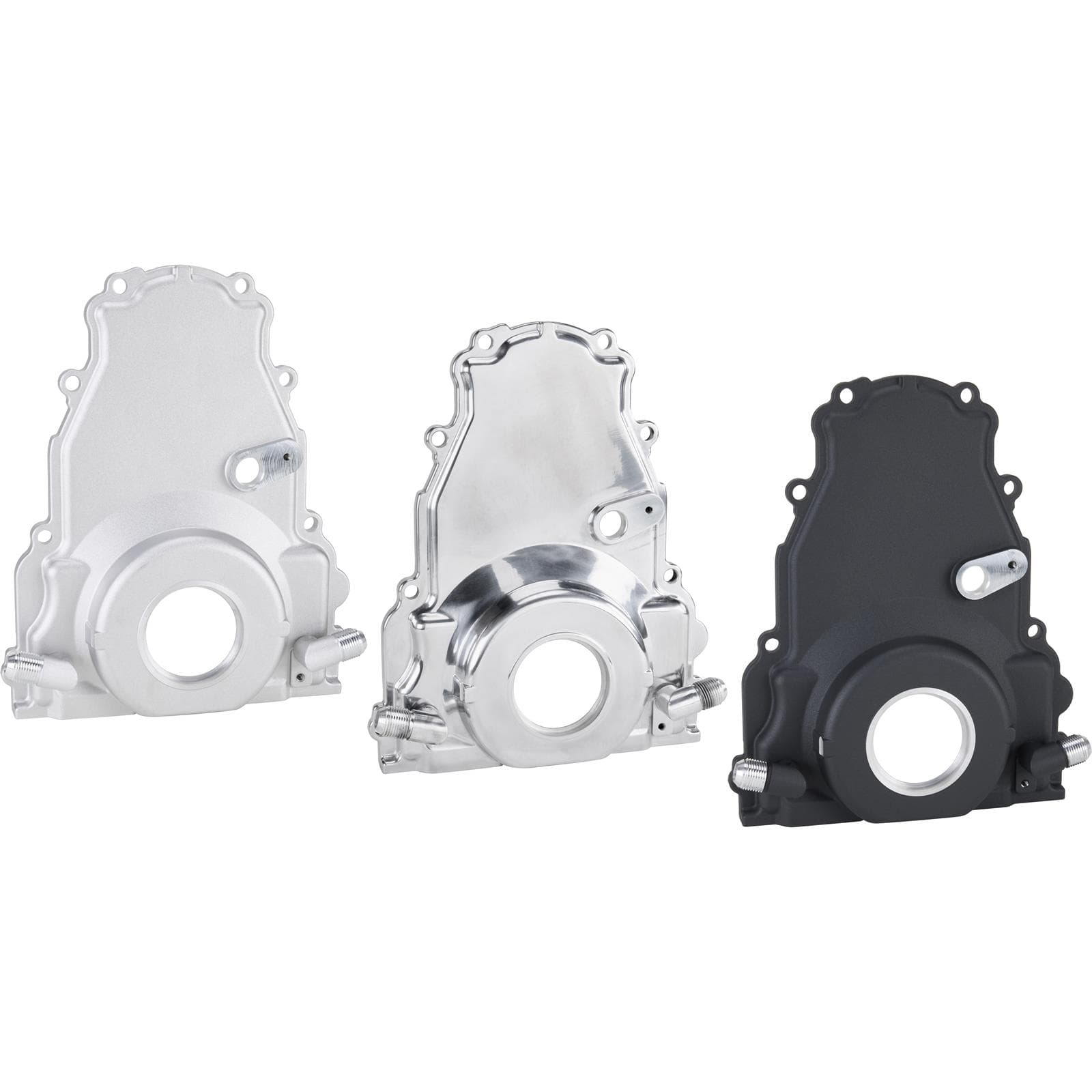 LS Gen 4 Turbo Timing Cover With Oil Drain, 6061 Aluminum