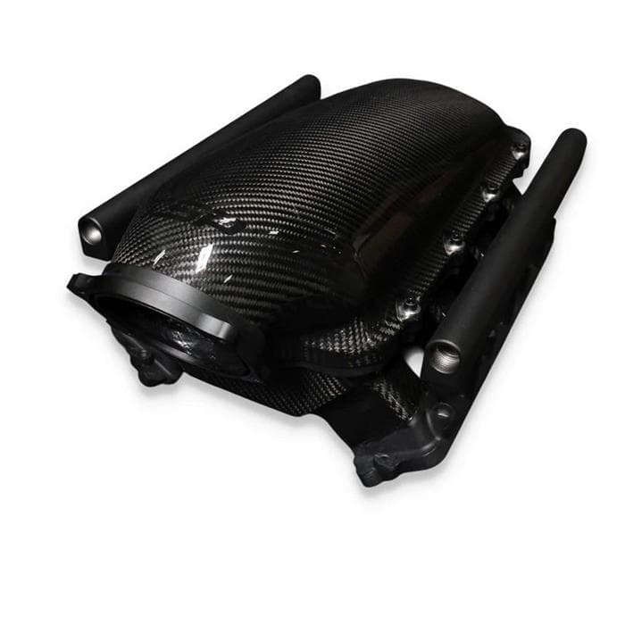 GM LS Gen 4 Rectangle Port Carbon Fiber Low-Rise Intake Manifold