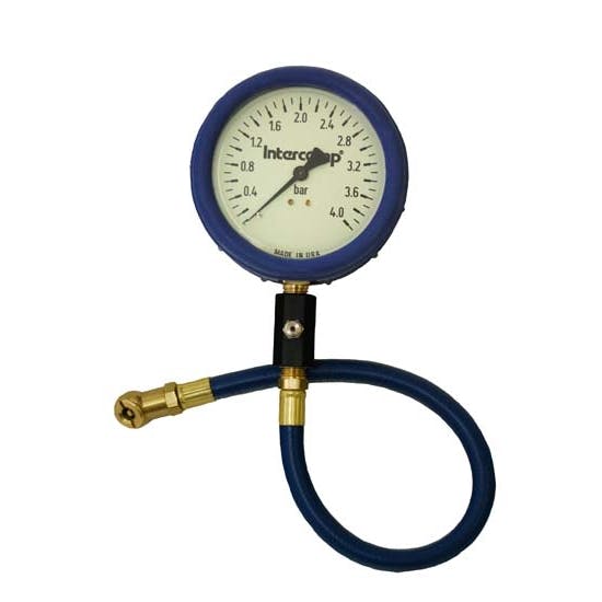 Intercomp 360073 4 Inch Ultra Deluxe 0-4 Bar Air Pressure Gauge