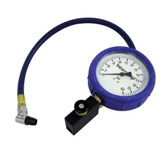 Intercomp 360087 4 Inch - 60 PSI Fill, Bleed, and Read Air Pressure Gauge