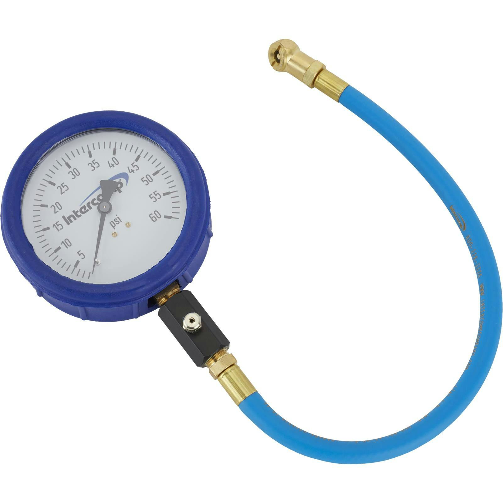 Intercomp 360060 4" Glow-In-The-Dark Tire Pressure Gauge, 60 PSI