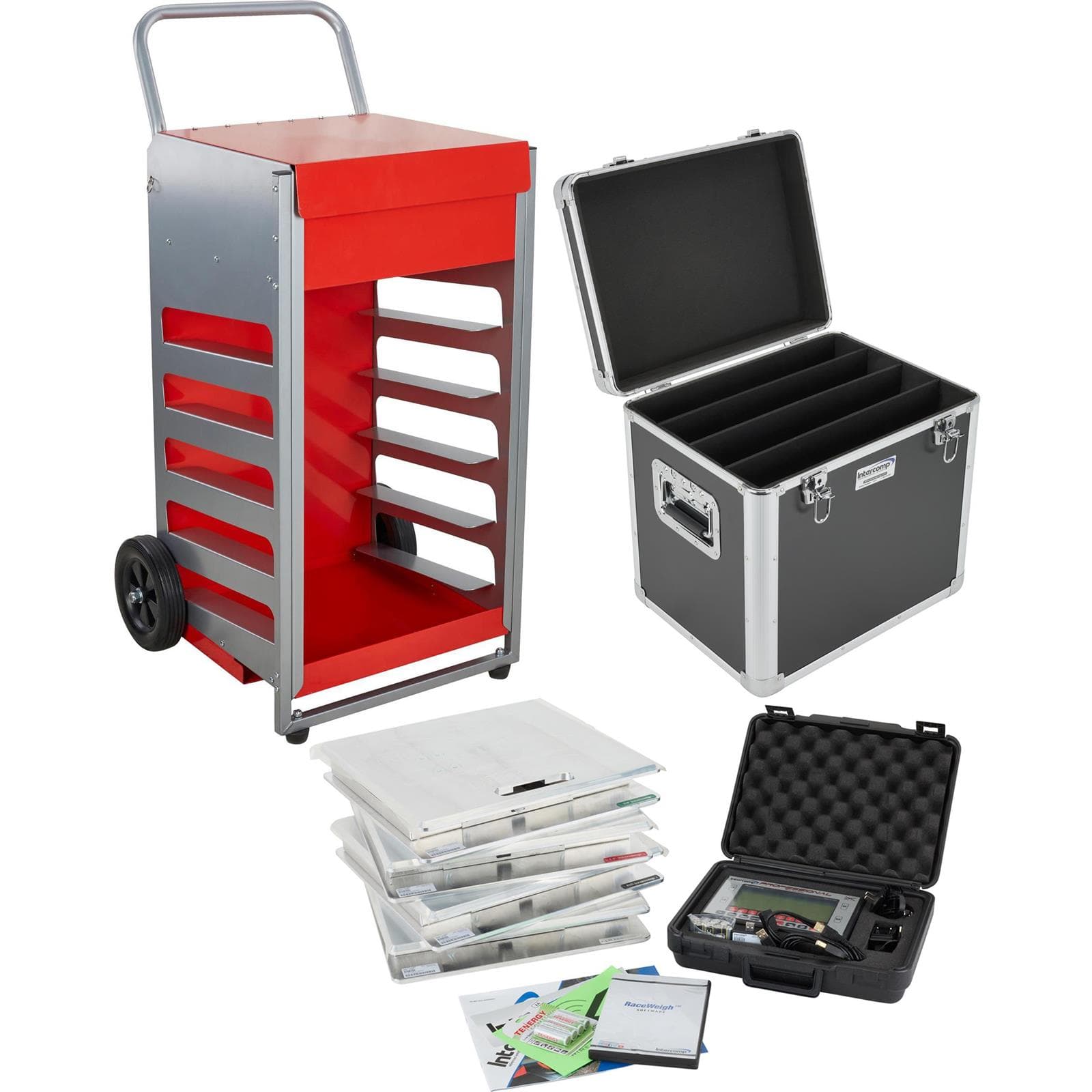 Intercomp SW777 Wireless Scales with Cart and Pad Box