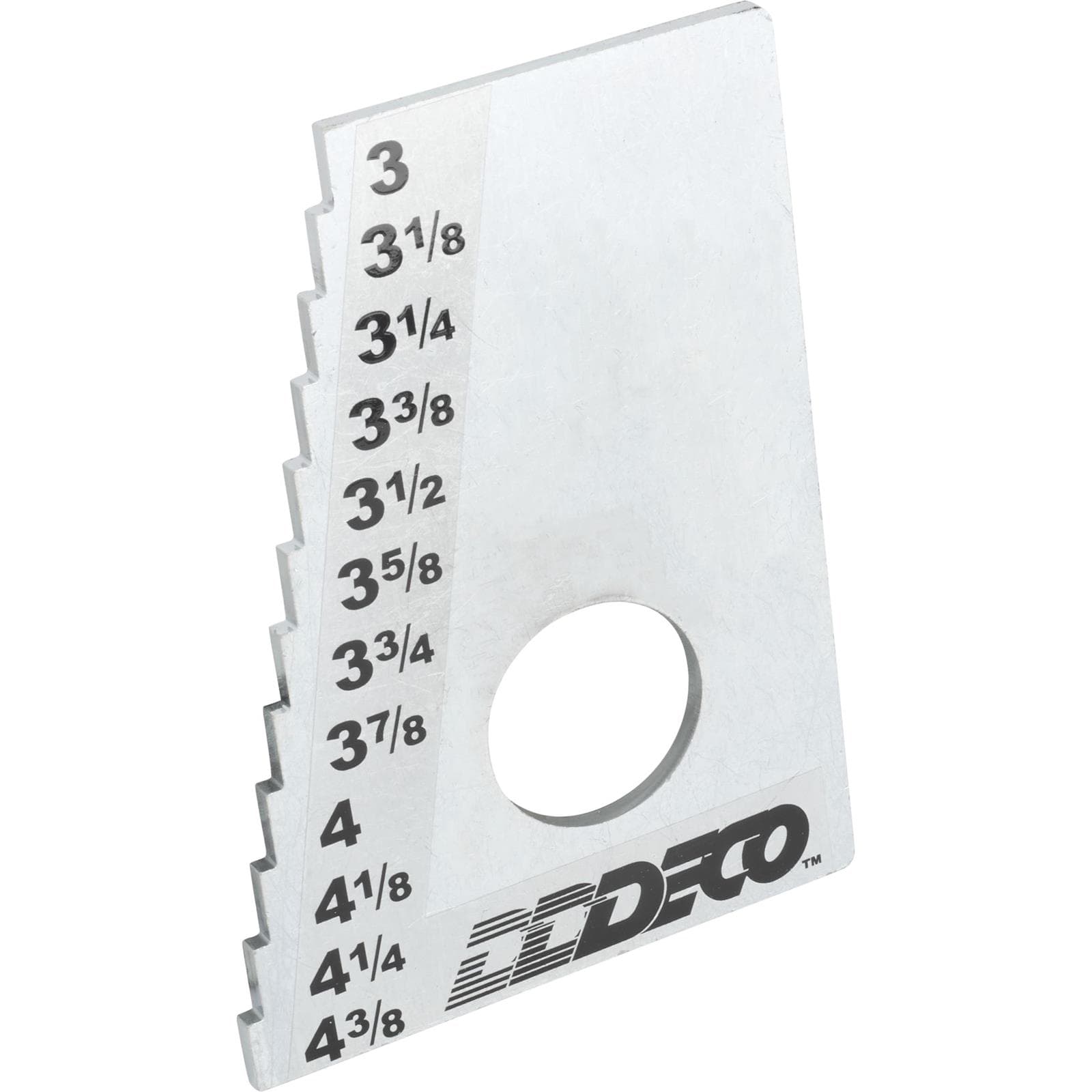 DECO Frame Height Steel Gauge, 3 Inch to 4-3/8 Inch