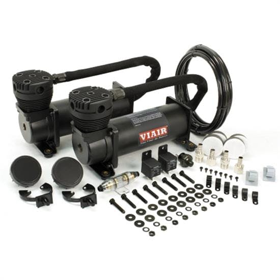 VIAIR 48042 480C Dual On-Board Vehicle Air Compressors, Black