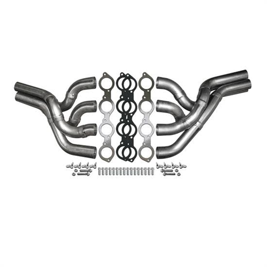 Dynatech® 760-42410 Long Tube BBC Side Exit Header Kit, 2.25-2.38