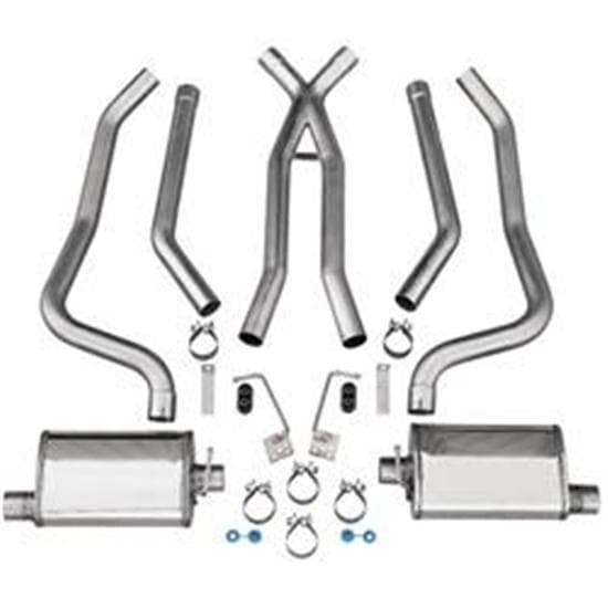 Dynatech® Muscle Maxx 1968-72 Chevelle Stainless Dual Exhaust, 3 Inch