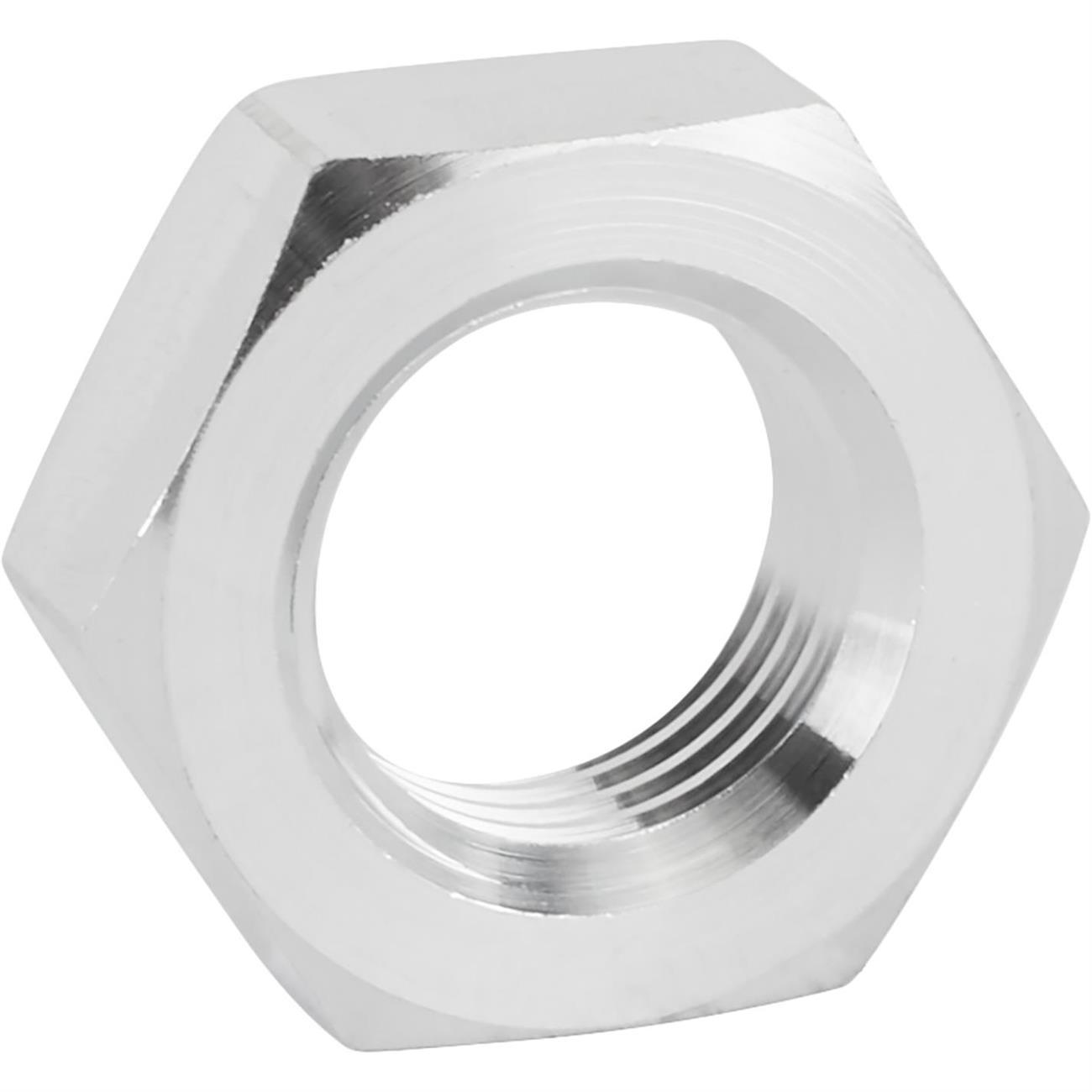Aluminum Jam Nuts, 3/8-24 RH, Pack/6