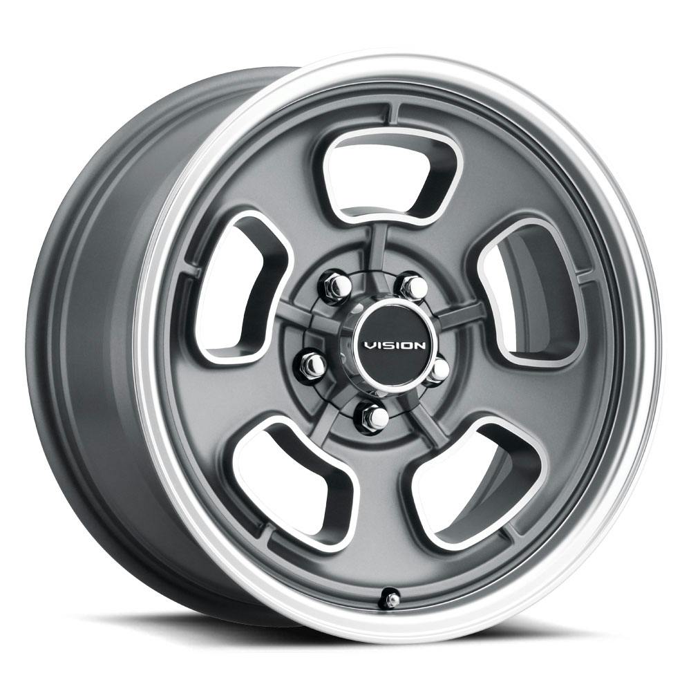 Vision 148-5561SGMF7 American Muscle 148 Shift Wheel, 15X5.5