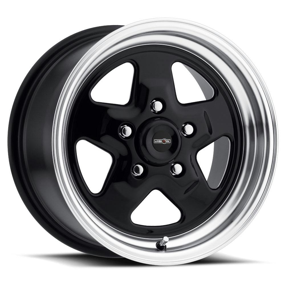 Vision 521H5765B0 American Muscle 521H Nitro Wheel, 15X7