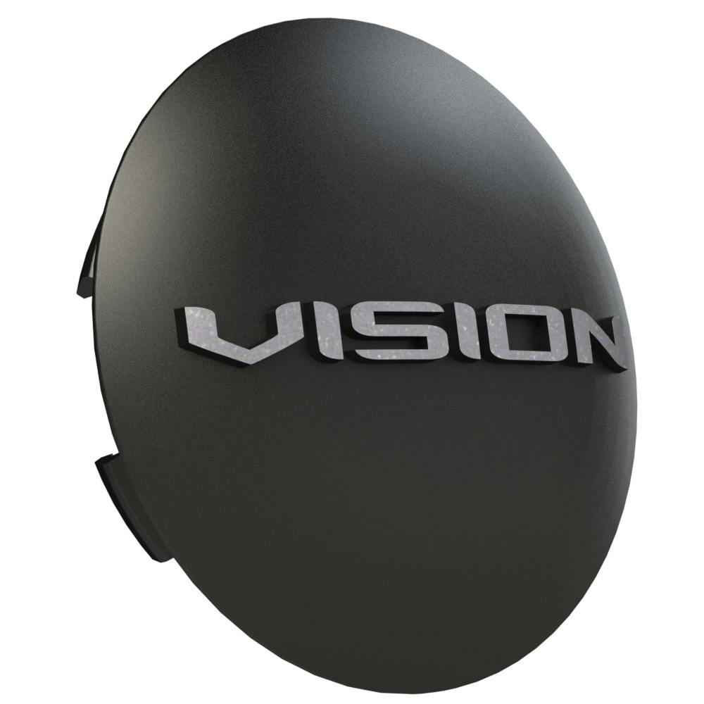 Vision Wheel C147SB 147 Daytona Wheel Center Cap, Satin Black