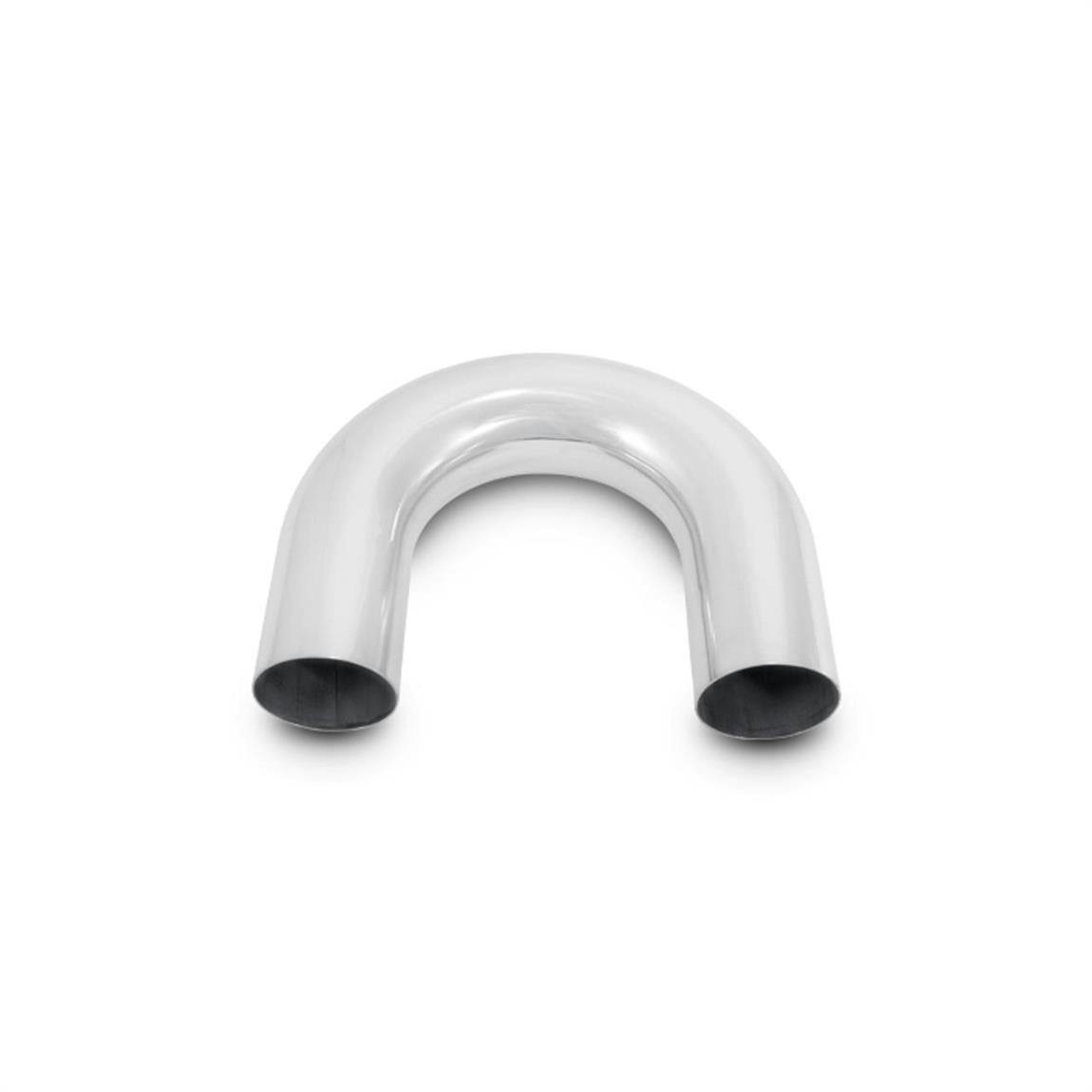 Vibrant Polished Aluminum 180 Degree Mandrel Bend