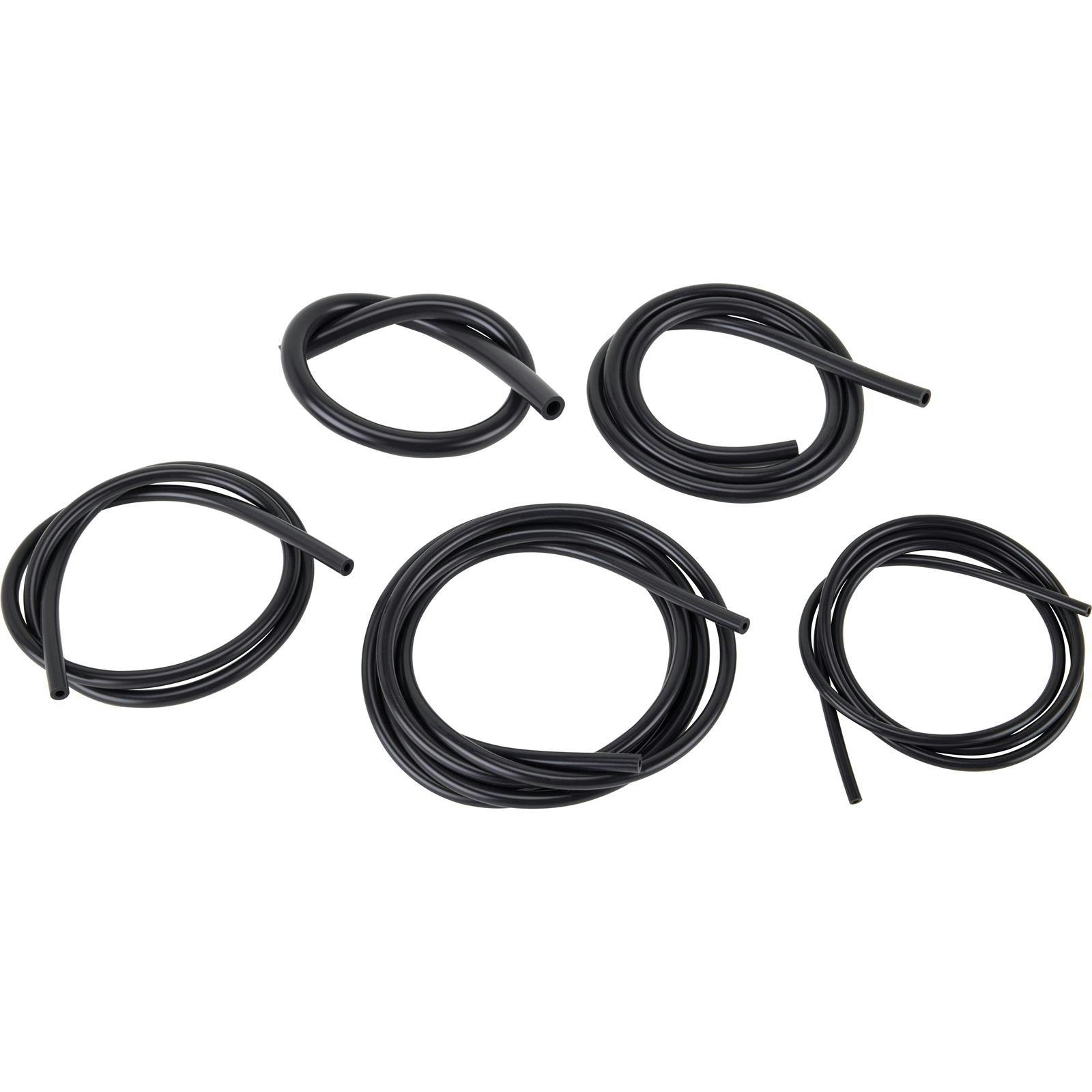 Vibrant 2104 Silicone Vacuum Hose Pit Packs, Black