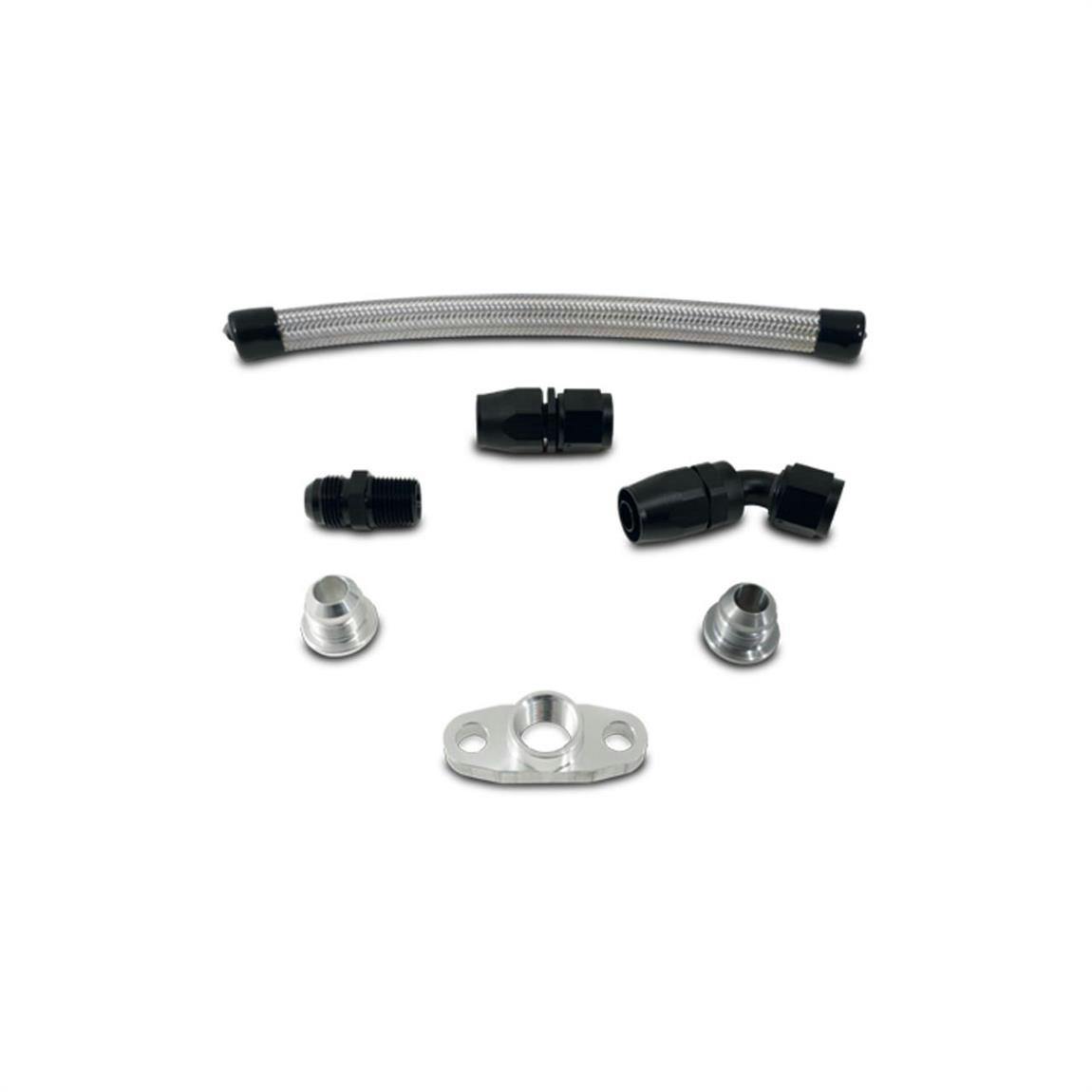 Vibrant 10282 Universal Oil Drain Kit, T3/T4 Turbo, -10 AN Hose