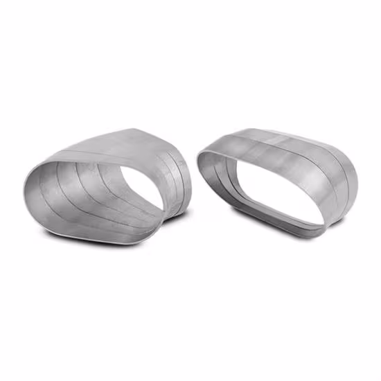 Vibrant 13576 304 Stainless Steel Oval Pie Cuts, 3 Inch, 5 Pcs