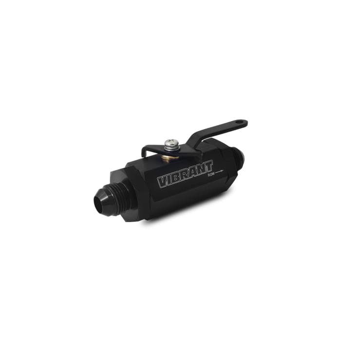 Vibrant 16746 Black Aluminum Shut Off Valve