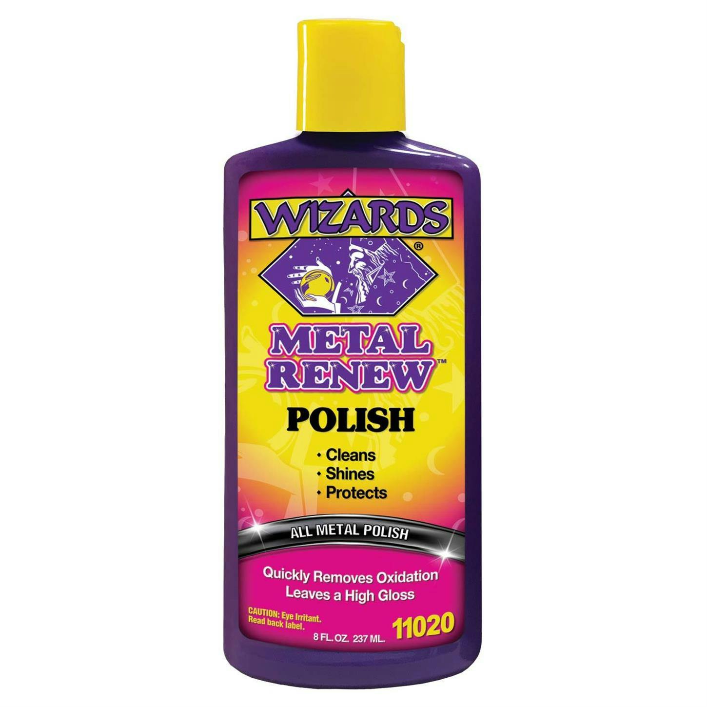 Wizards Products 11020 Metal Renew Liquid Polish, 8 oz