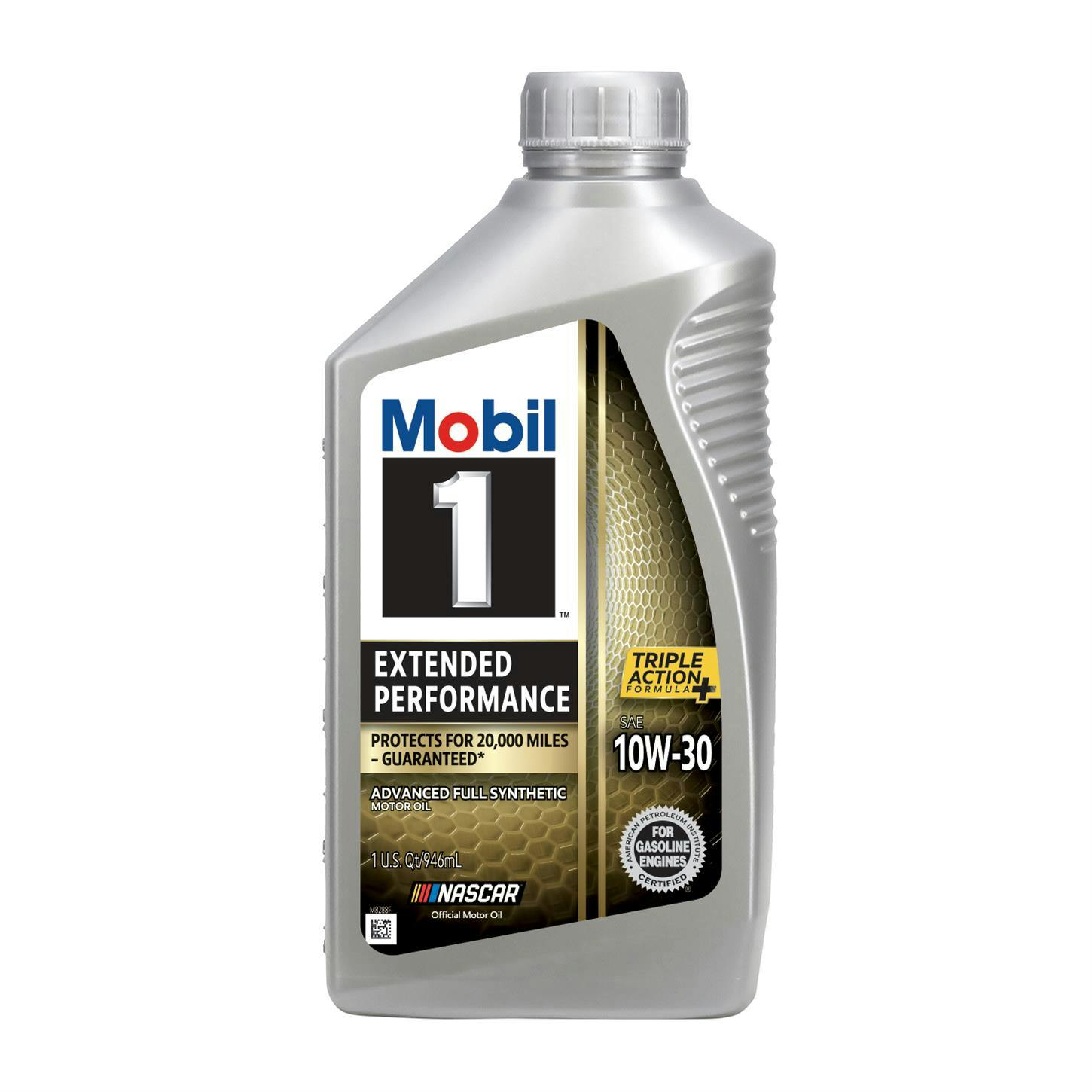 Mobil 1 Extended Performance Full Synthetic Motor Oil 10W-30 1 Qt