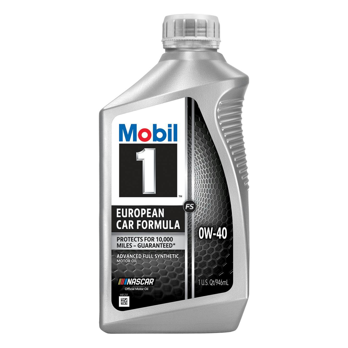 Mobil 1 FS European Car Formula Full Syn Motor Oil 0W-40, 1 Quart