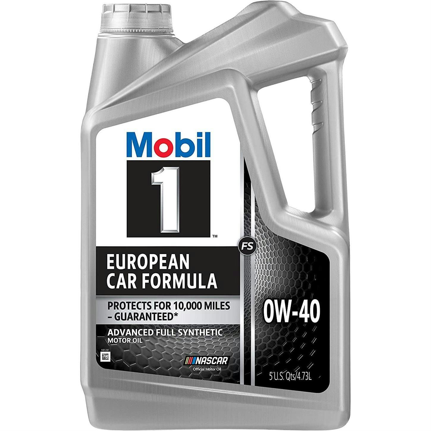 Mobil 1 FS European Car Formula Full Synthetic 0W-40, 5 Quarts