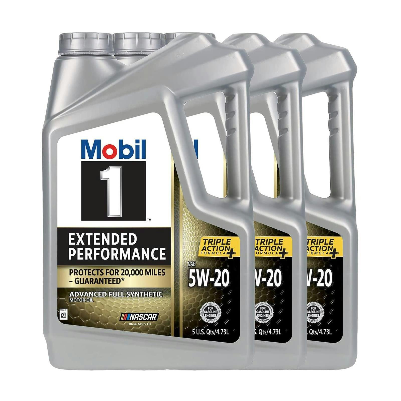 Mobil 1 120765 Performance Full Synthetic 5W-20, 5 Qt, Case/3