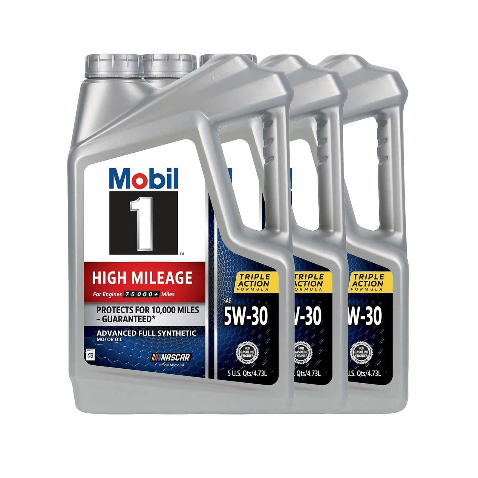 High Mileage Full Synthetic 5W-30, 5 Qt, Case Of 3