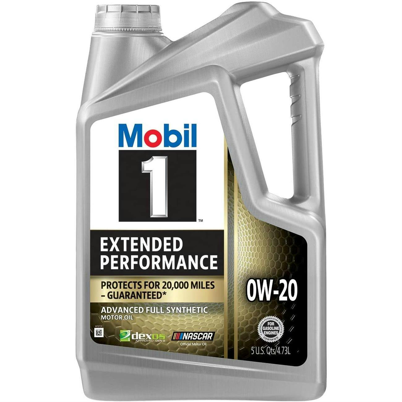 Mobil 1 Extended Performance Full Synthetic 0W-20, 5 Quarts