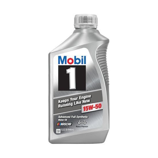 Mobil 1 Full Synthetic Motor Oil 15W50, 1 Quart