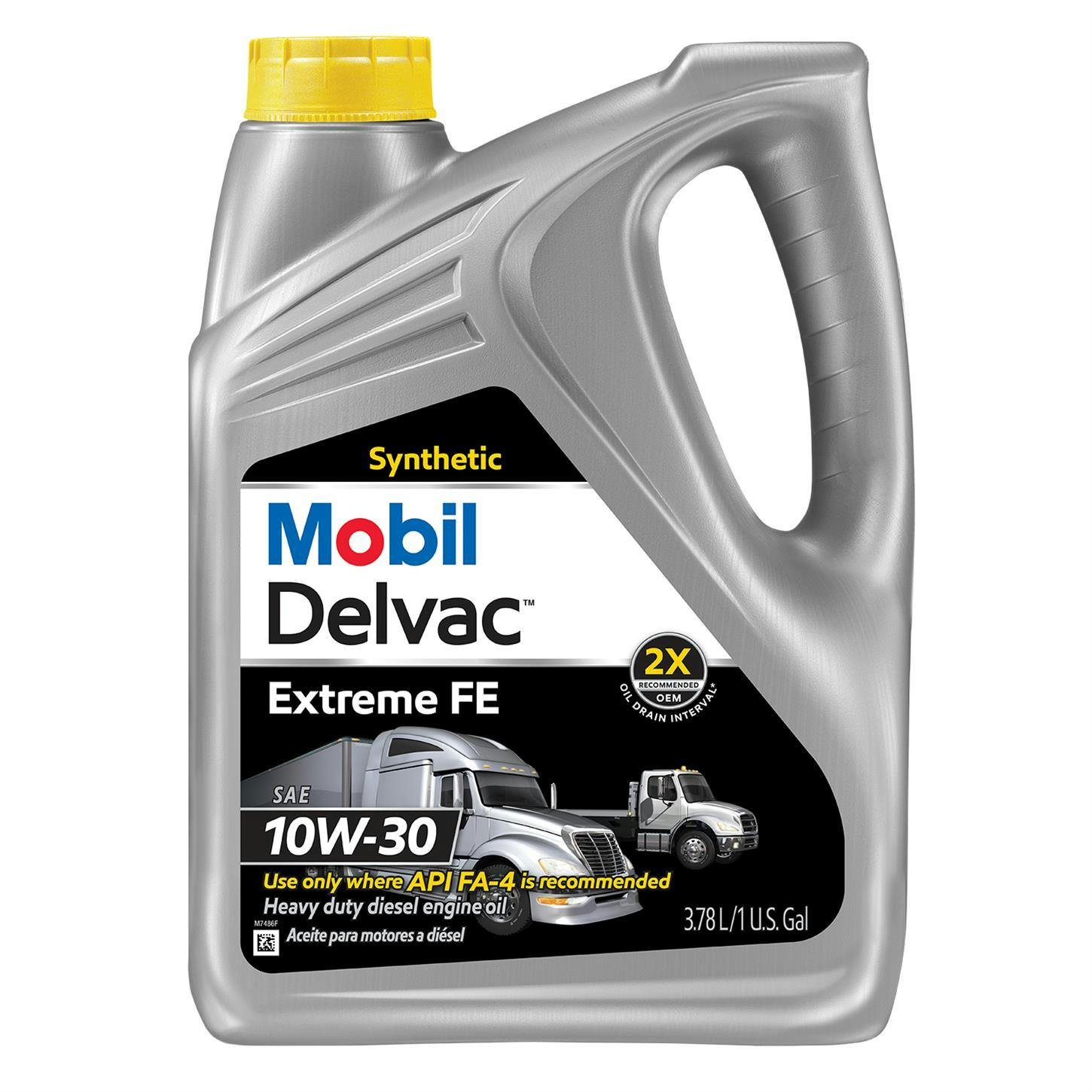 Mobil 1 122458-1 Delvac Extreme FE Motor Oil, 10W-30, 1 Gallon