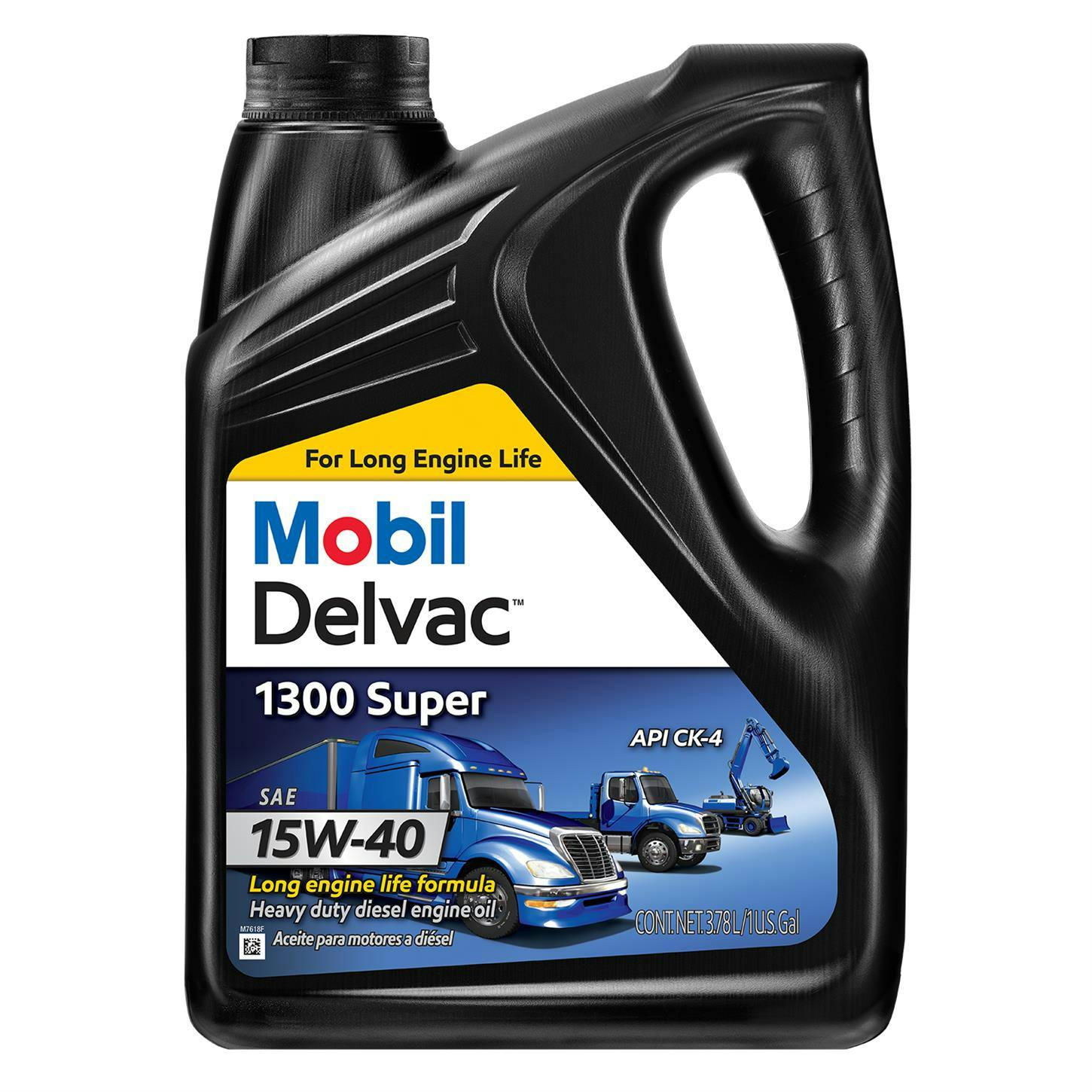 Mobil Delvac 1300 Super HD Syn Blend Diesel Oil 15W-40, 1 Gal