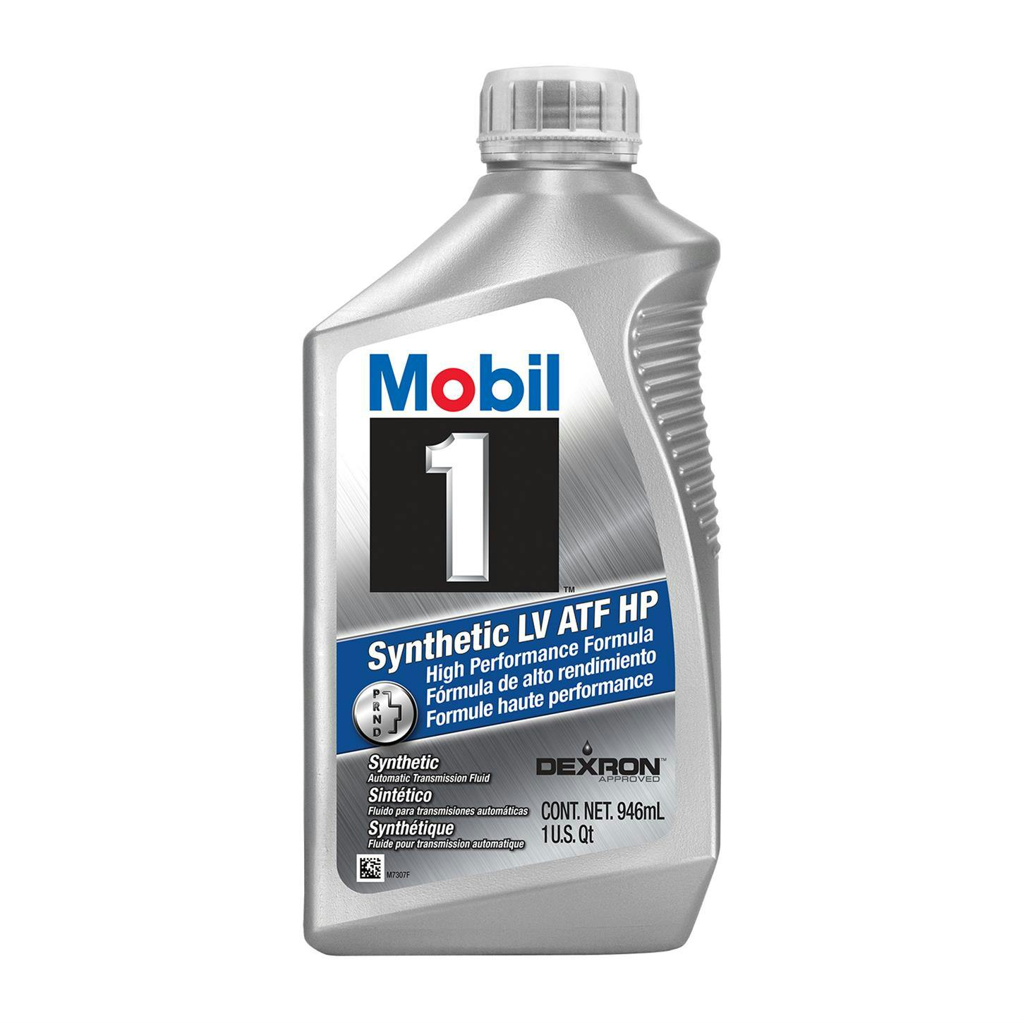 Mobil 1 124715 Synthetic Automatic Transmission Fluid HP 6 Quarts