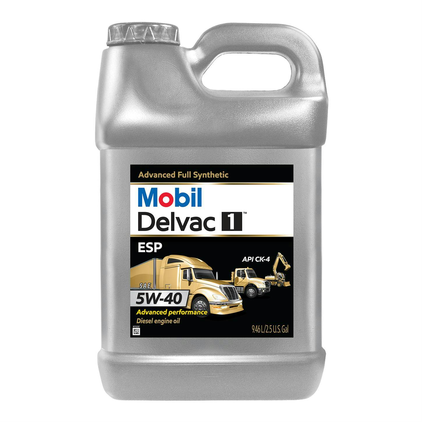 Mobil 1 125419-1 Delvac 1 ESP Motor Oil, 5W-40, 2.5 Gallon