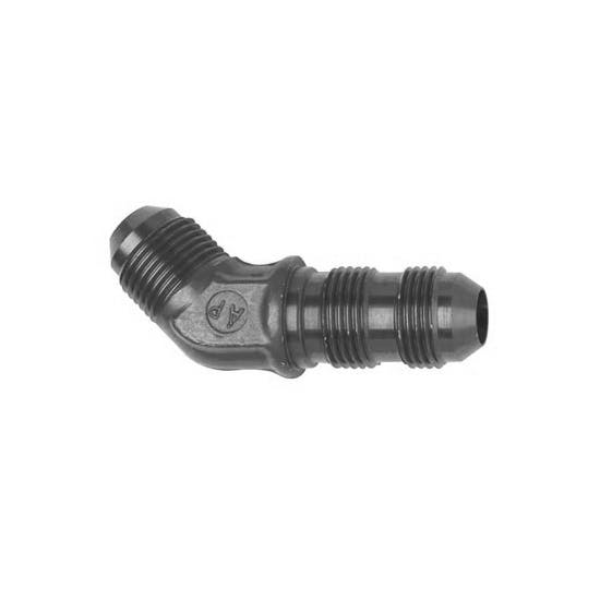 Fragola 483706-BL AN Flare Bulkhead Fitting, -6 AN, 45 Degree