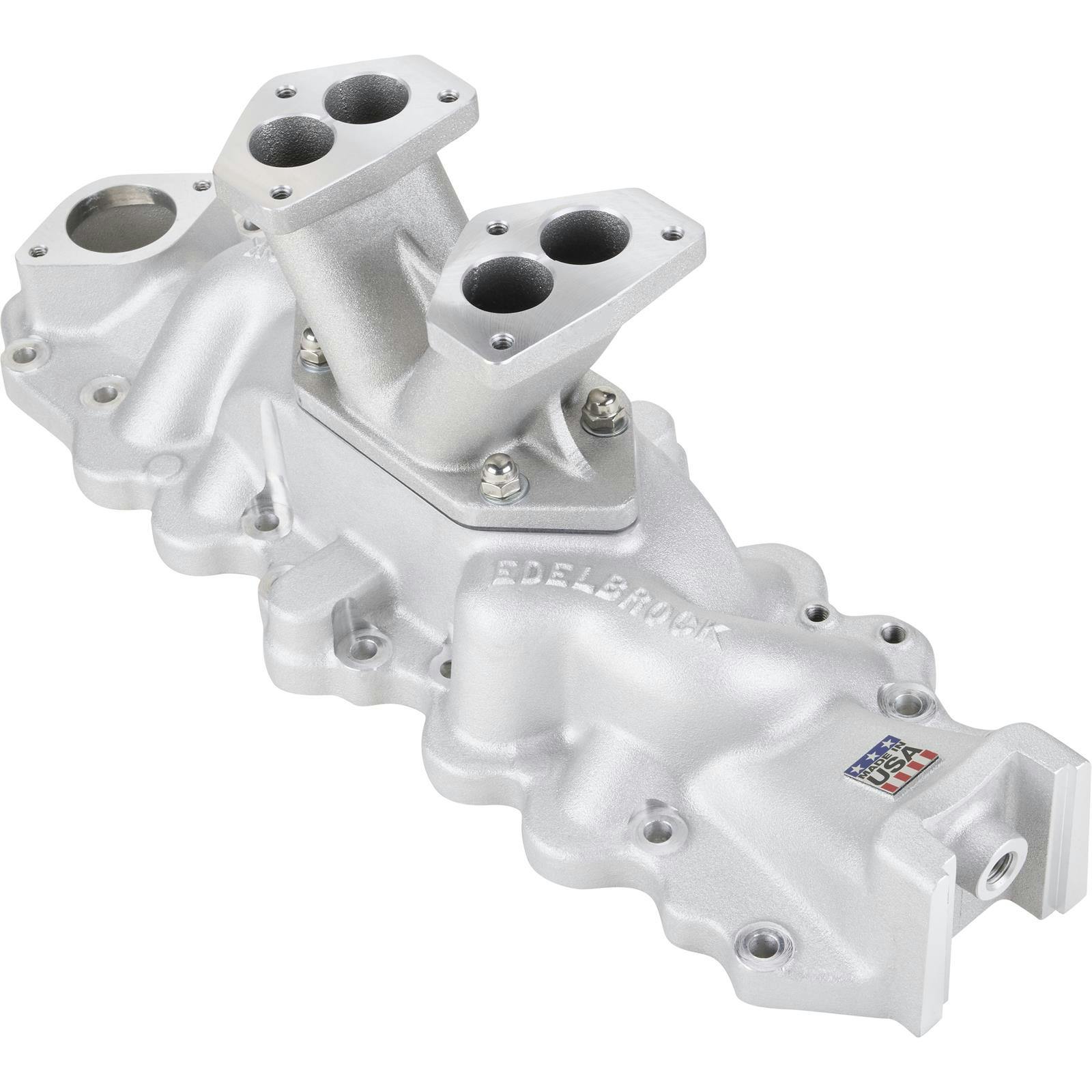 Edelbrock 1103 38-48 Ford/Mercury Flathead Slingshot Manifold, 2 Carb