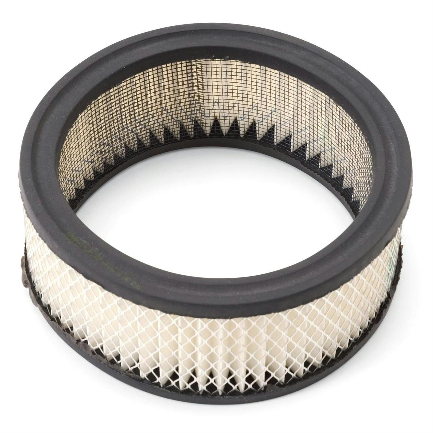 Edelbrock 1219 Air Cleaner Element Air Filter, Round, 2in. X 6in.