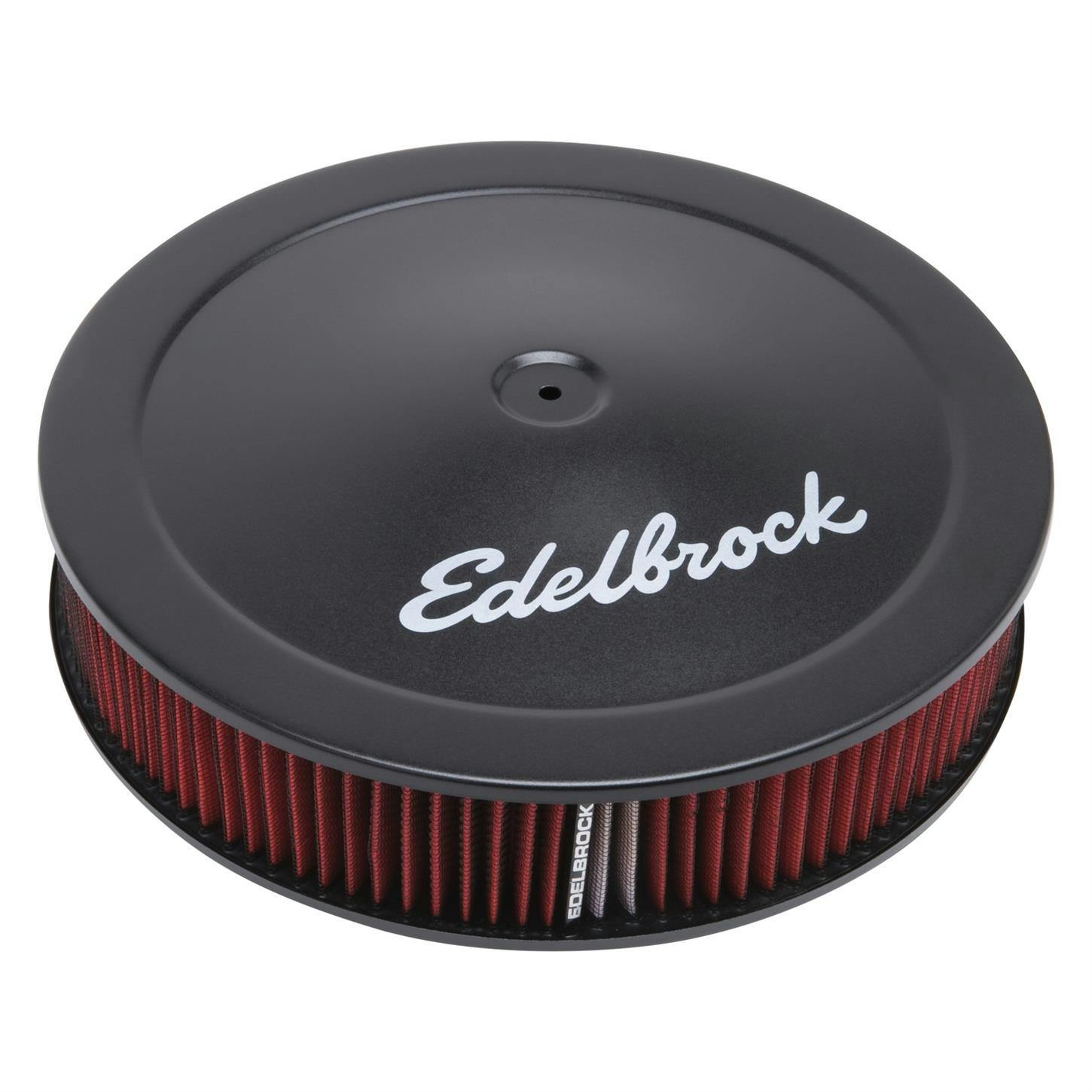Edelbrock 1225 Pro-Flo Air Cleaner, Round, Dropped Base