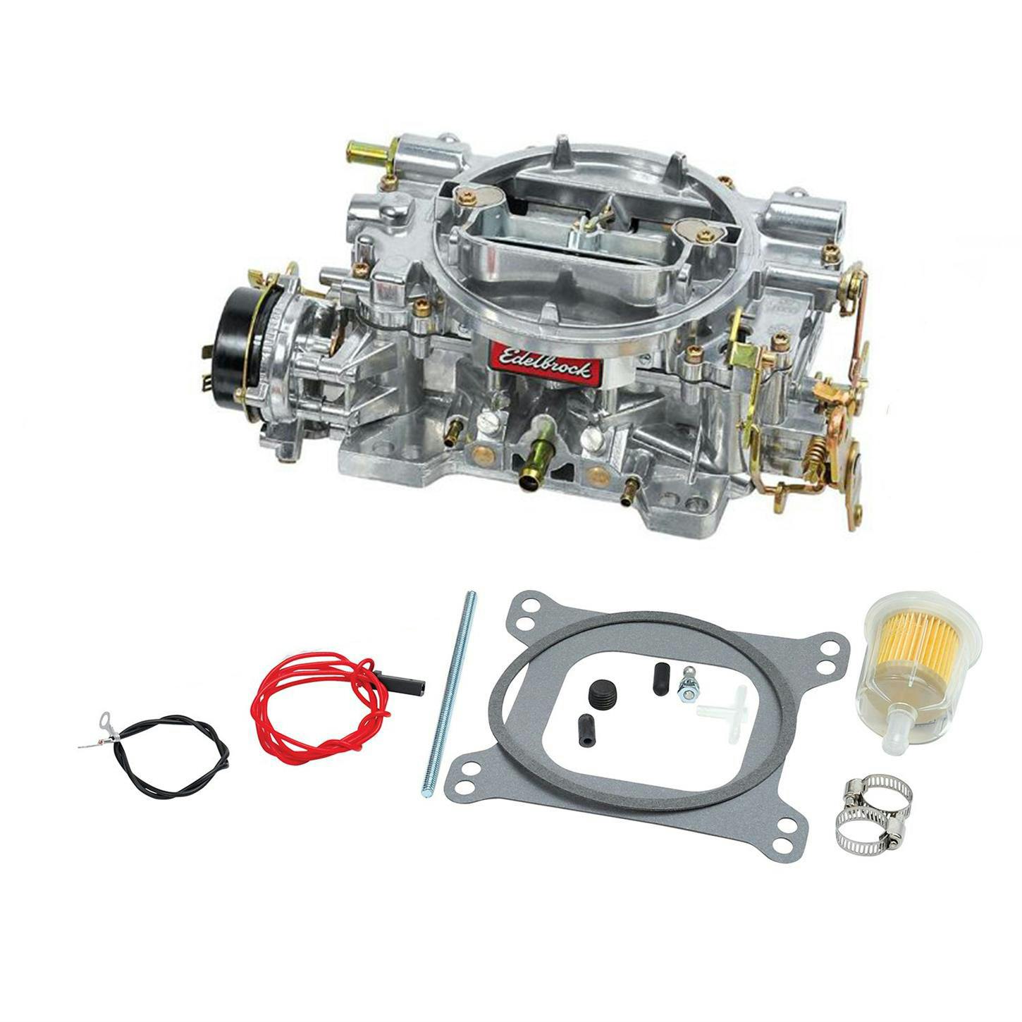 Edelbrock 1406 Performer 600 CFM 4 Barrel Carburetor, Electric Choke