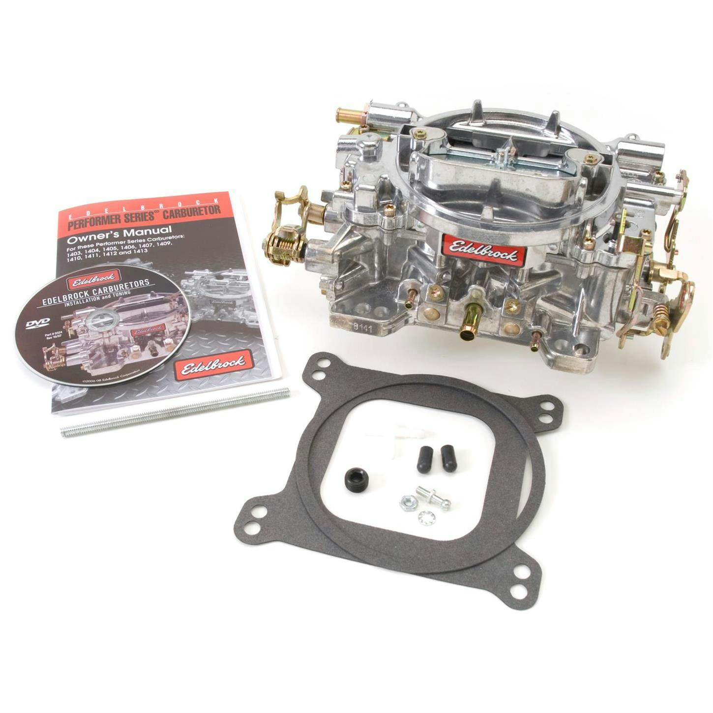 Edelbrock 1407 Performer 4 Barrel Carburetor, 750 CFM, Manual Choke