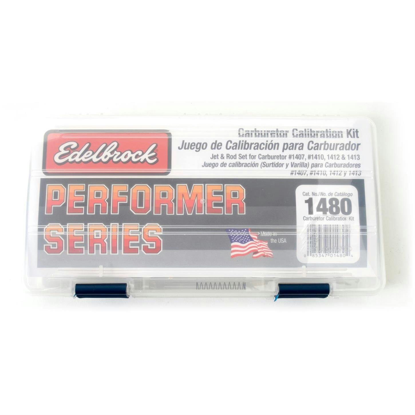 Edelbrock 1480 Performer Carb Calibration Kit, 1407 1410 1412 1413