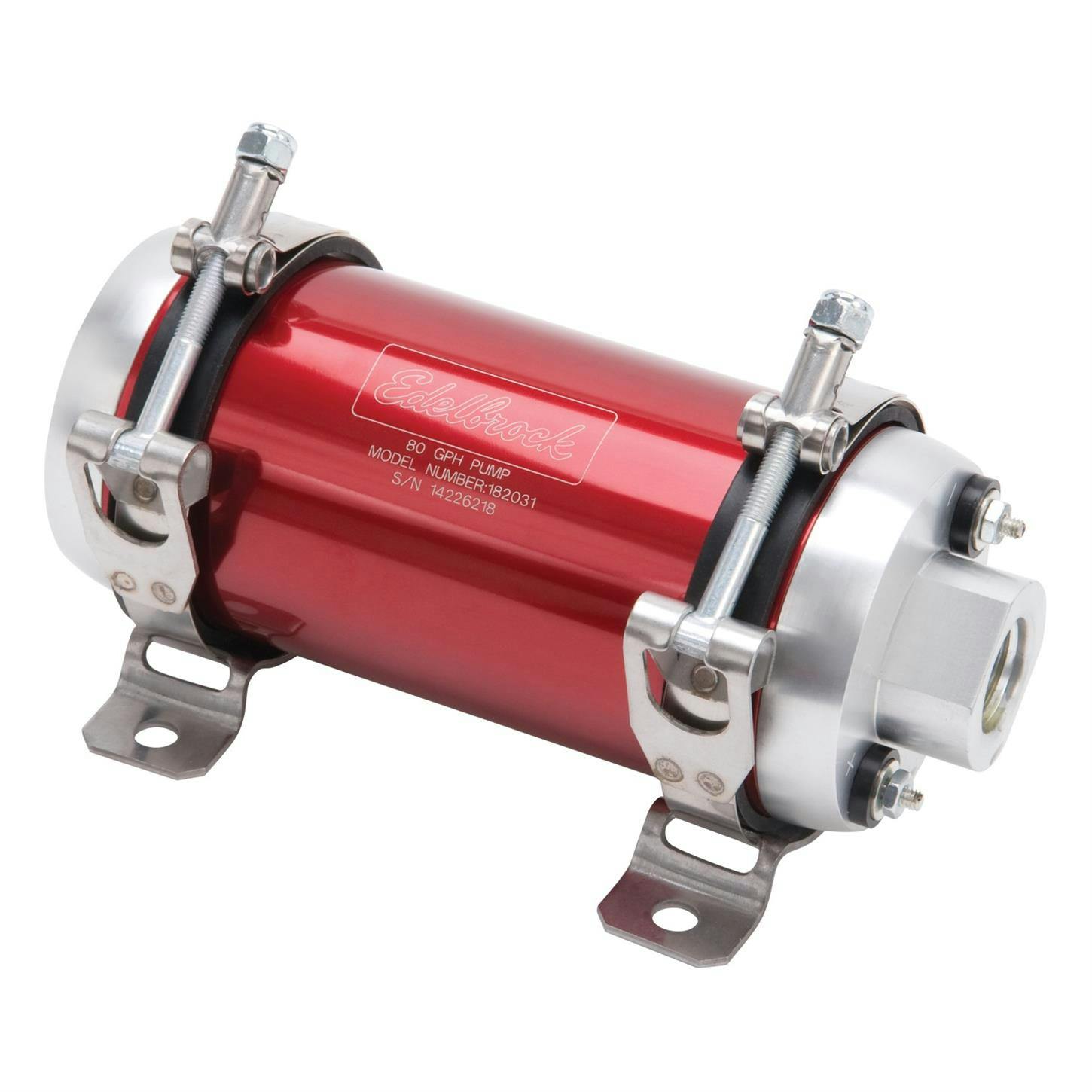 Edelbrock 182031 Quiet-Flo Electric Fuel Pump, 45 psi, 80 gph