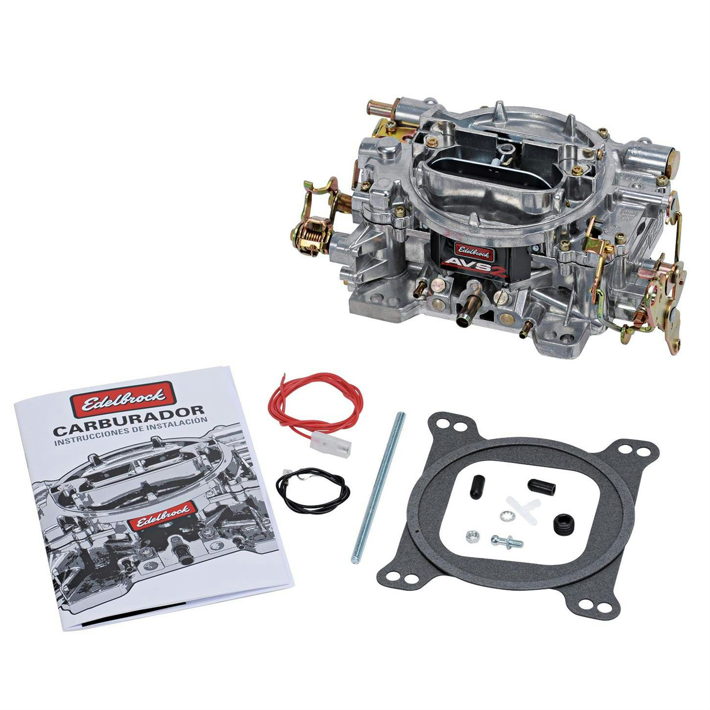 Edelbrock 1904 AVS2 Series Dual-Quad Carb, 500 CFM, Manual Choke