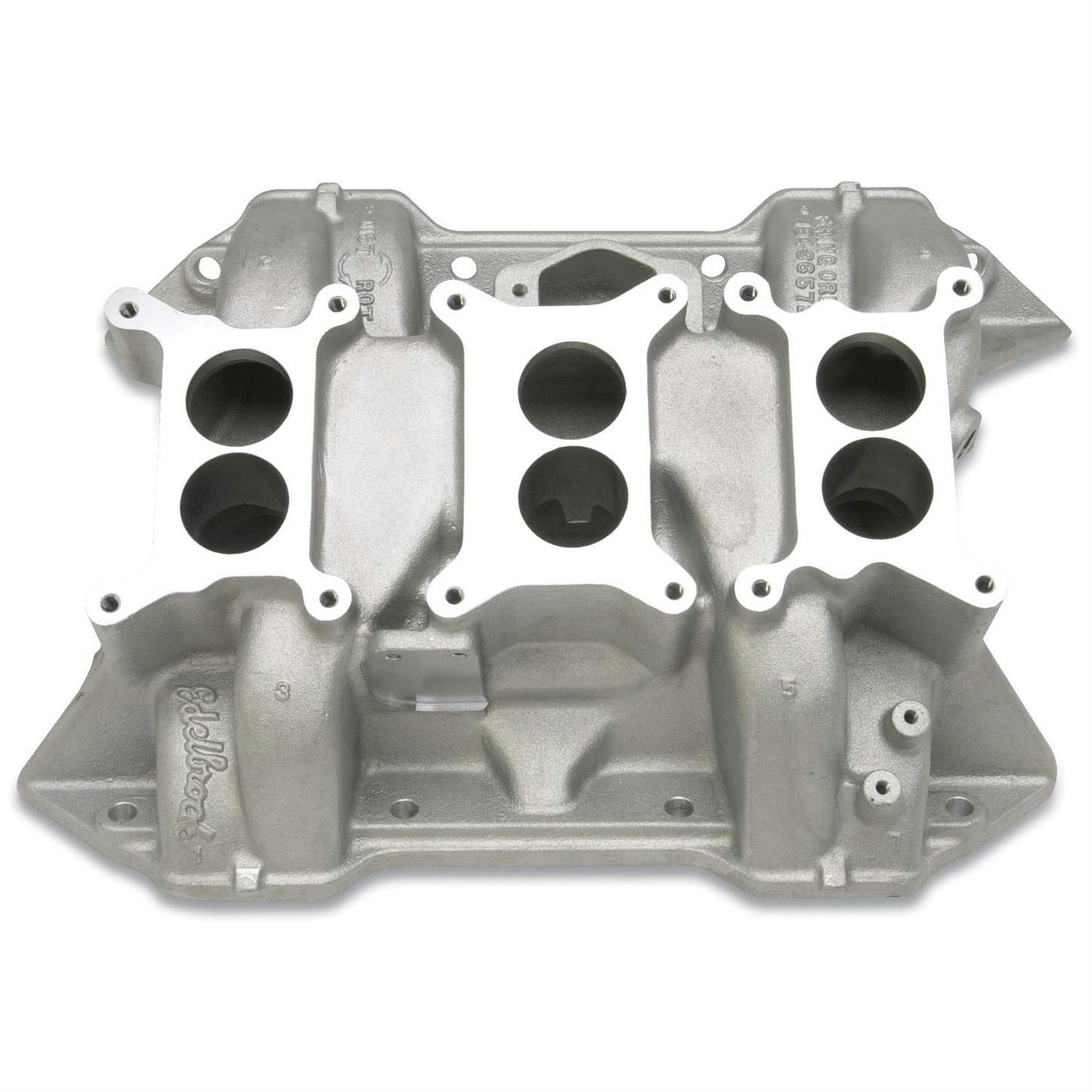 Edelbrock 2475 Chrysler 6-Packs Intake Manifold, RB Big Block