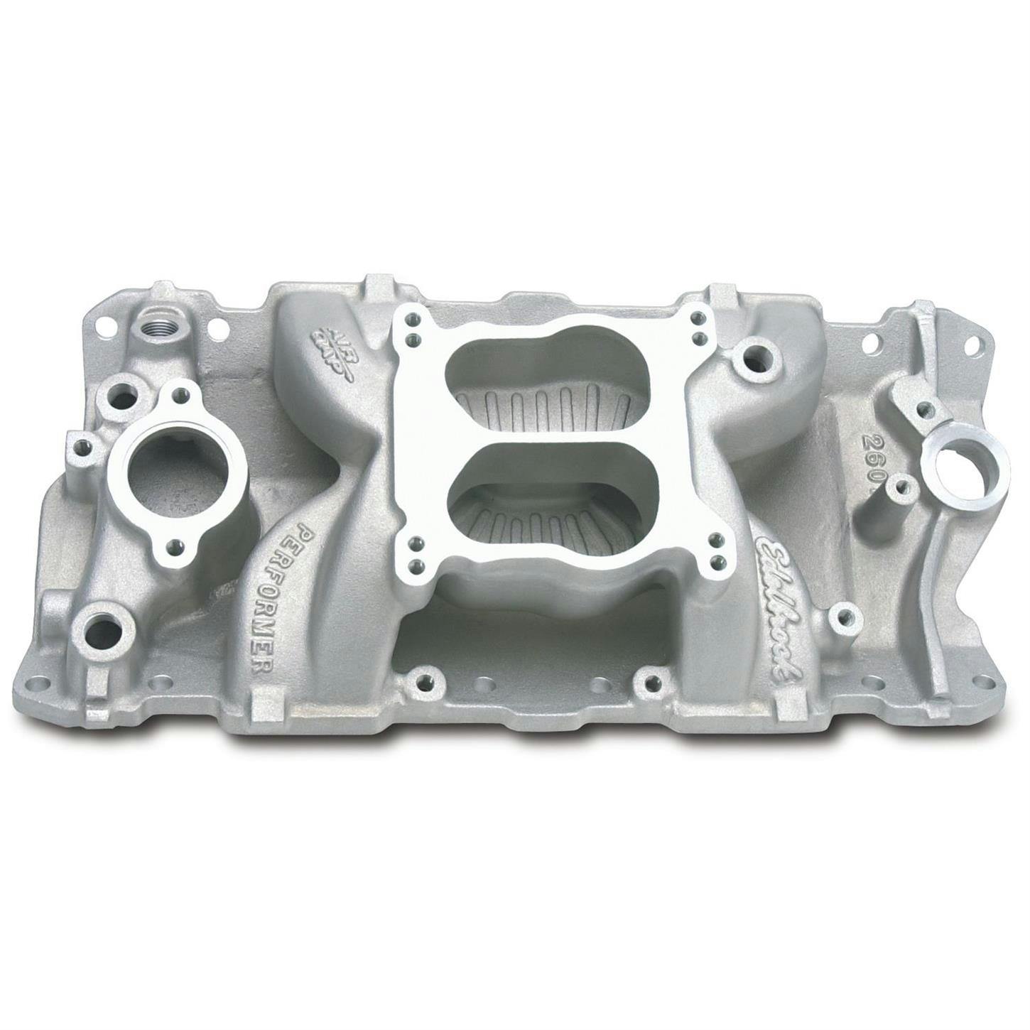 Edelbrock 2601 Performer Air-Gap Intake Manifold, 1955-86 S/B Chevy