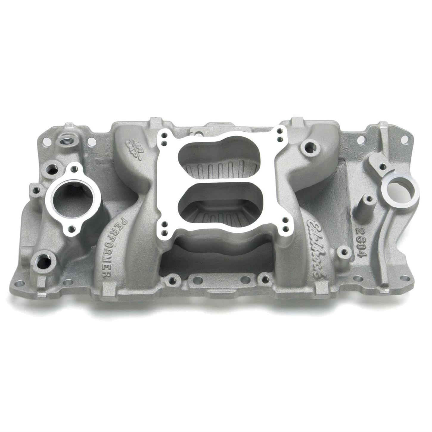 Edelbrock 2604 Performer Air-Gap Series Intake Manifold, Chevy