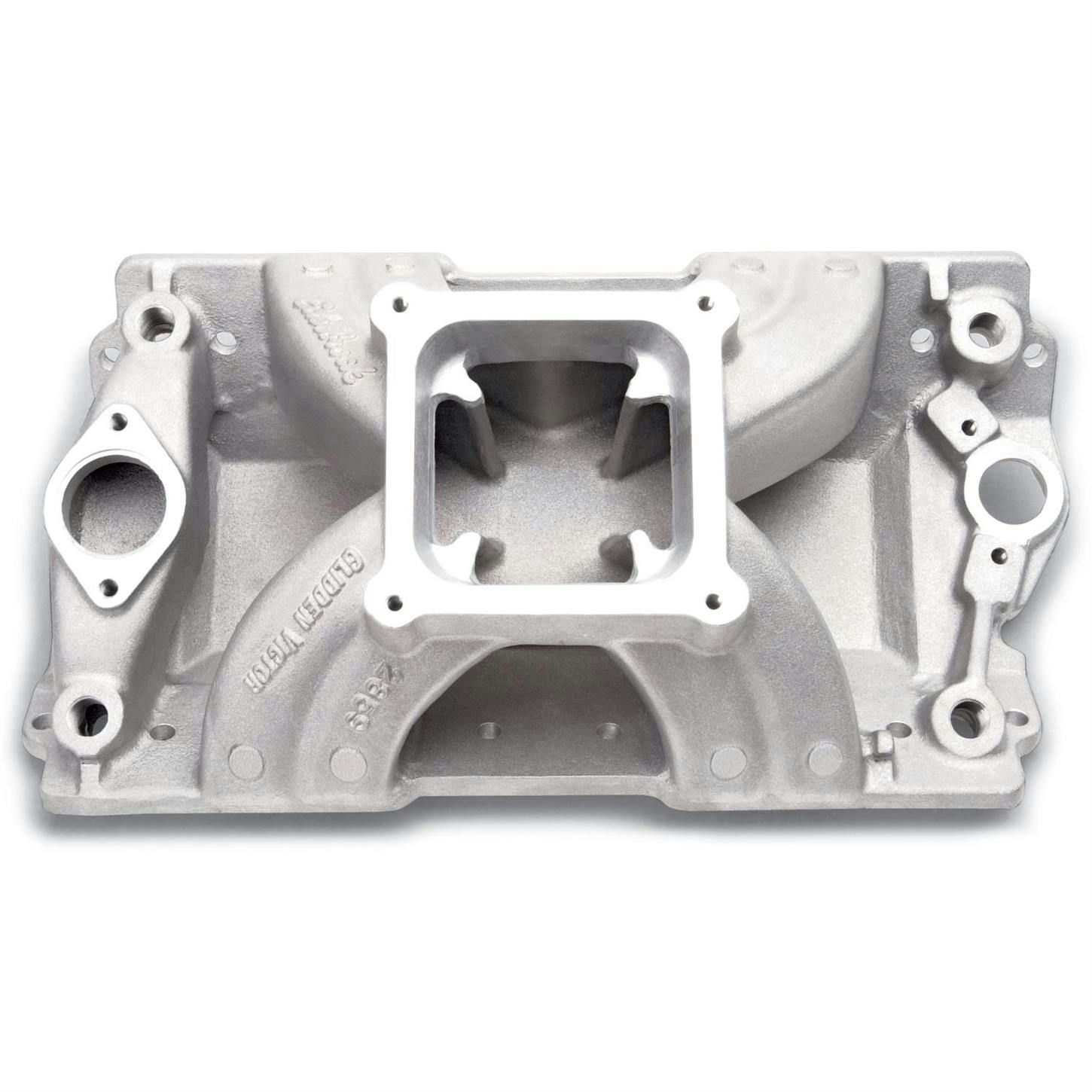 Edelbrock 2859 Victor Glidden 18 deg. Chevy Intake Manifold