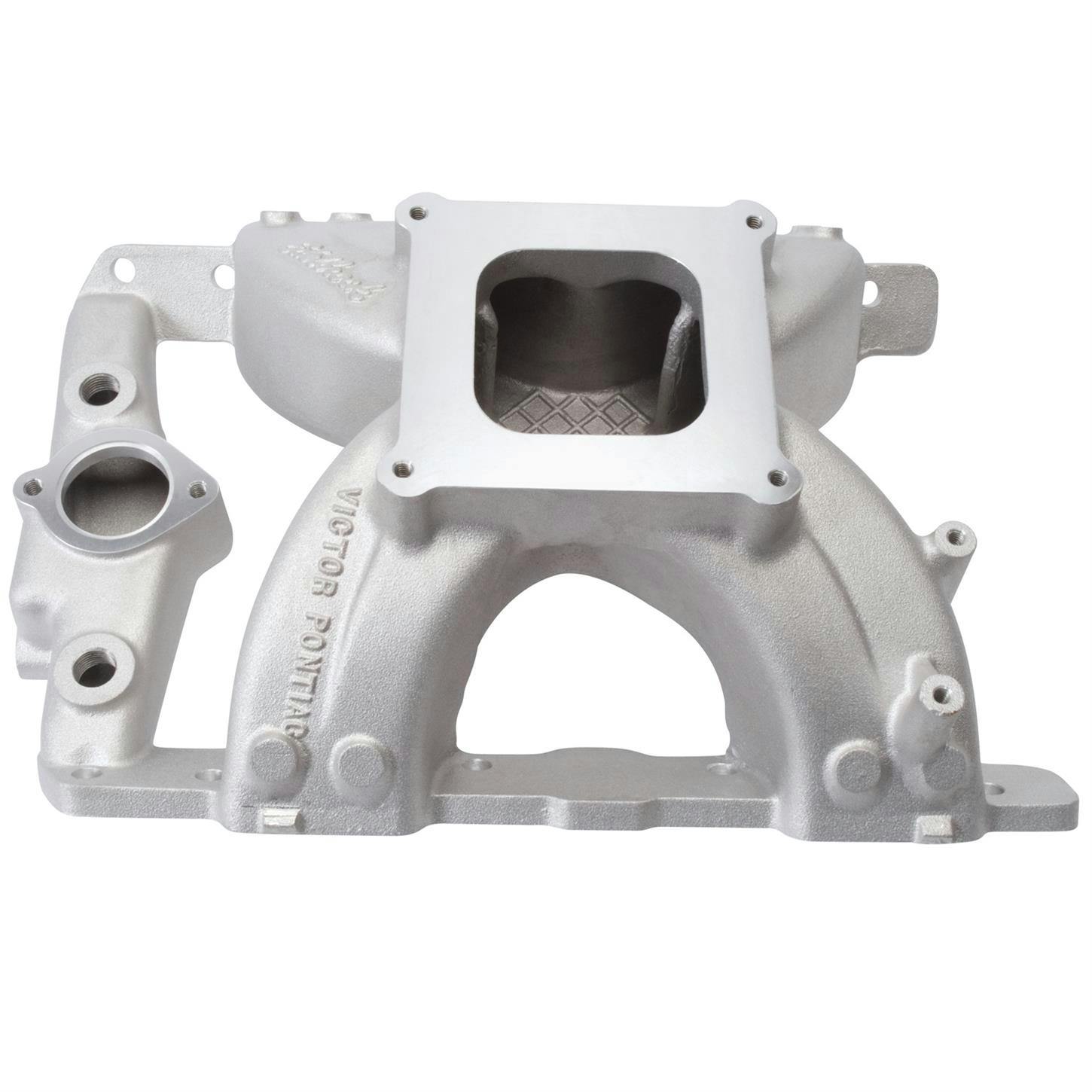 Edelbrock 2957 Victor Pontiac Intake Manifold, Pontiac 326-455