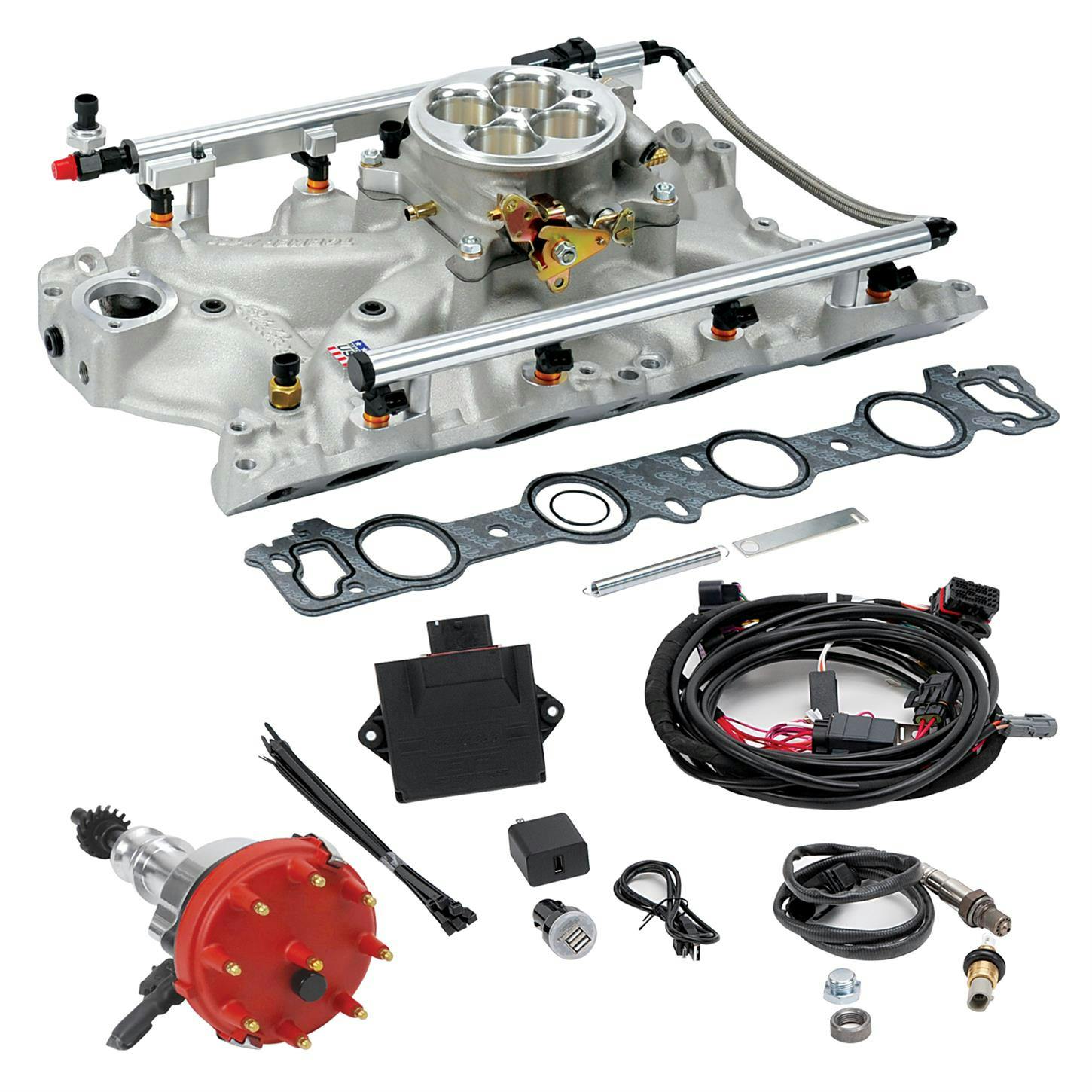 Edelbrock 35680 Pro-Flo 4 EFI 4150-Style Kit, Ford Big Block