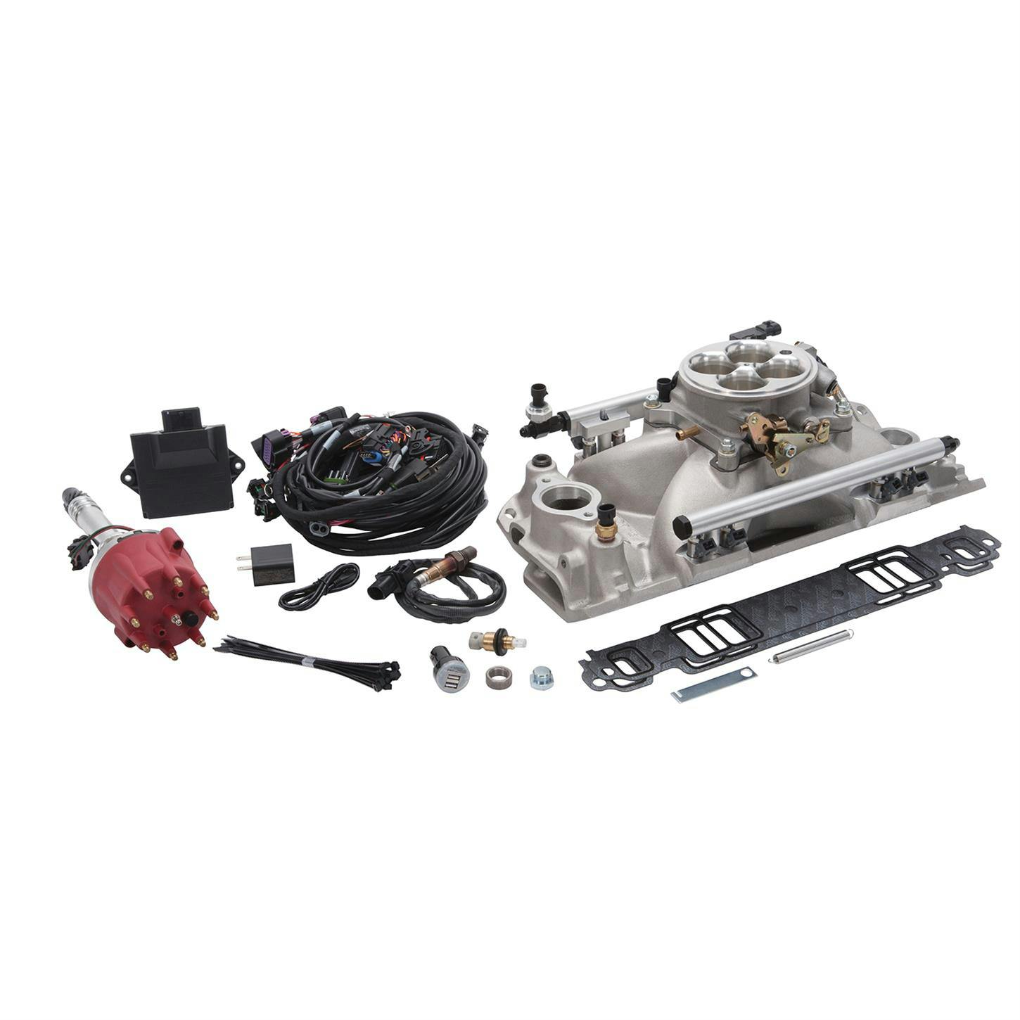 Edelbrock 35690 Pro-Flo 4 EFI 4150-Style Kit, Small Block Chevy