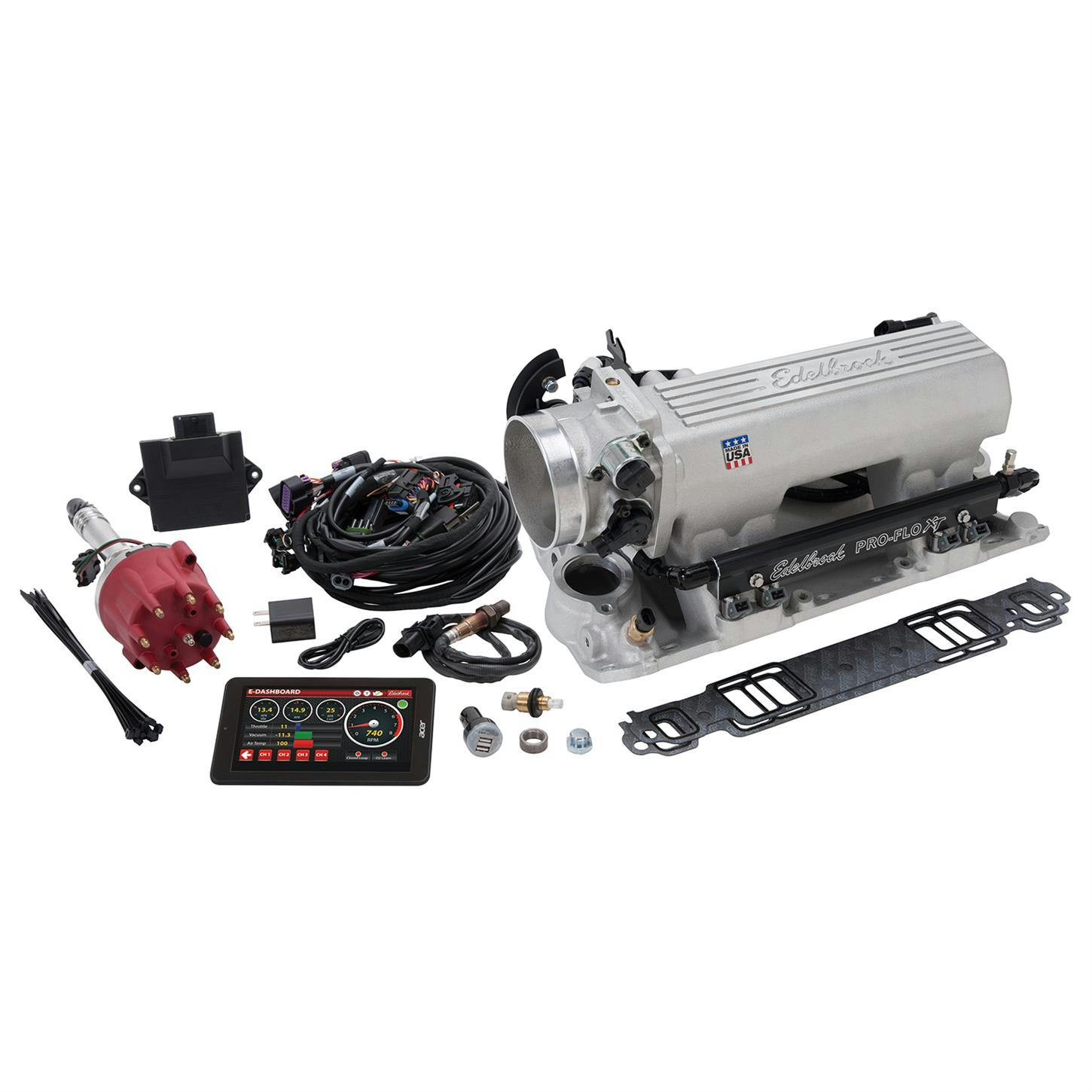Edelbrock 35790 Pro-Flo 4 EFI Kit,Pre 1986 Small Block Chevy